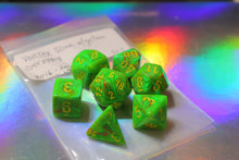 Load image into Gallery viewer, OOP Chessex Vortex Slime w/ yellow