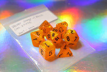 Load image into Gallery viewer, OOP Chessex Velvet Orange w/ black