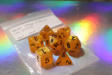 Load image into Gallery viewer, OOP Chessex Velvet Orange w/ black