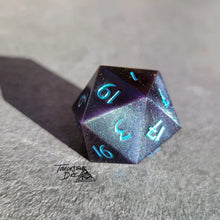 Load image into Gallery viewer, &quot;Peacock Scarab&quot; Chonk d20